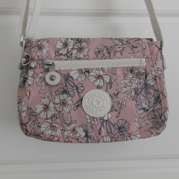 Kipling Sabian Mini bag Pristine Pink Poppy Crossbody Bag - Picture 1 of 16